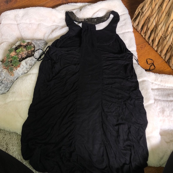 GUESS intricate beaded neckline mini dress - Picture 3 of 5